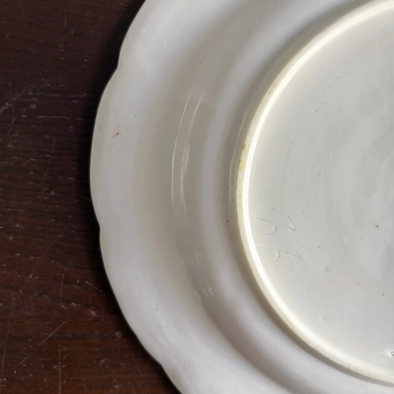 美品　19世紀　Bordeaux レリーフ　平皿　フランスアンティーク 美品 19世紀 Bordeaux レリーフ 平皿 フランスアンティーク