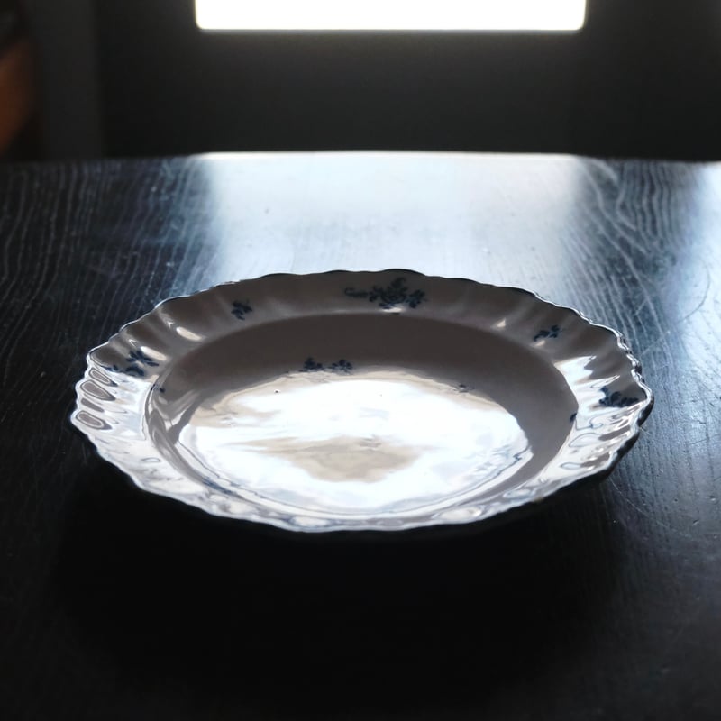 Moustiers ムスティエ 小枝柄 シェルリム 皿 深皿 平皿 φ24.3cm