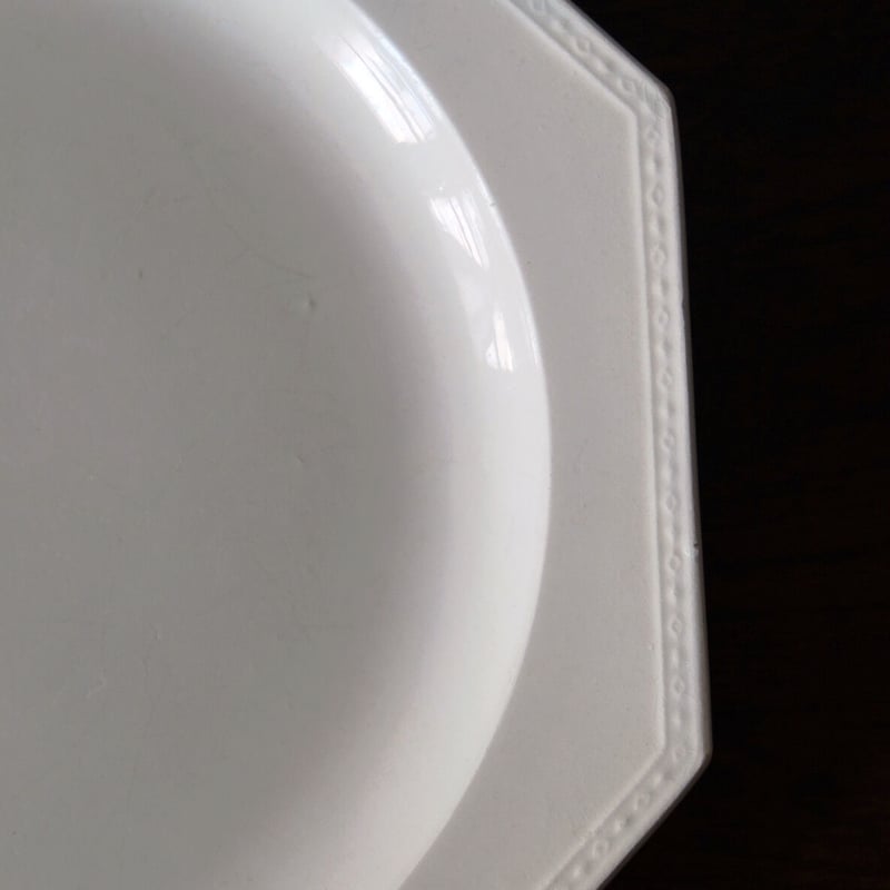 クレイユ 1800年代前半 オクトゴナル ディナーサイズ ダイヤ柄