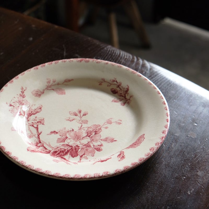 ジアン Fleurs Normandes 平皿 アンティーク 140007 | jinen_a