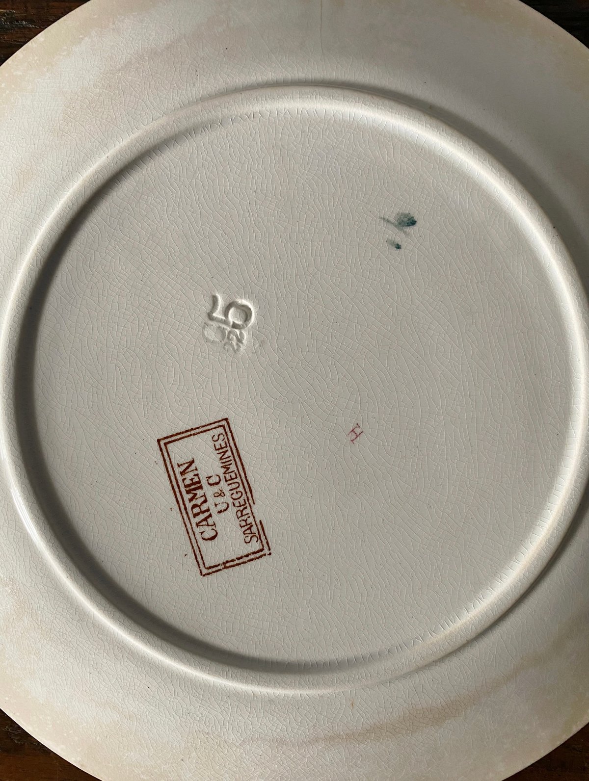 U&C sarreguemines サルグミンヌ カルメン デザート 皿 平皿 φ20 U&C sarreguemines サルグミンヌ カルメン デザート 皿 平皿 φ20