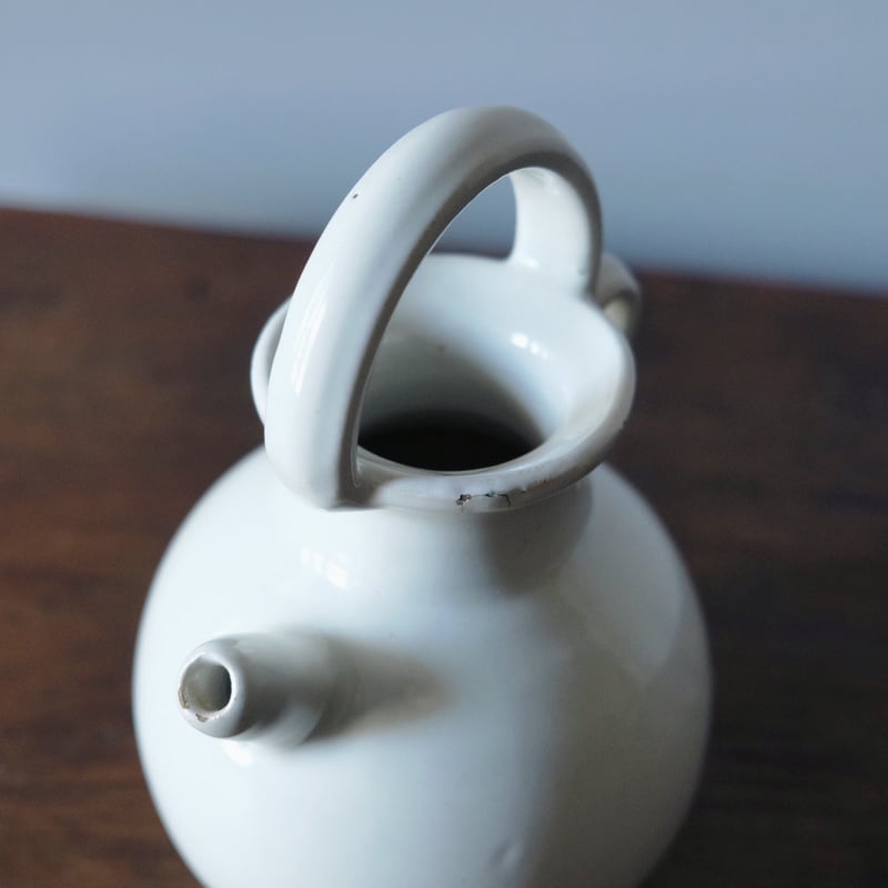 Moustiers ムスティエ 白 錫釉 ガーグレット ピシェ フランス