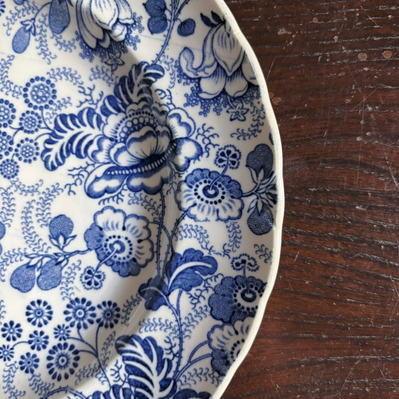 J.Vieillard&Cie/Bordeaux ボルドー タピスリー 平皿 φ20.6cm