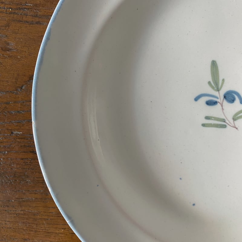 Varages Franceヴァラージュひフランス　リム皿　27cm ビンテージ Varages Franceヴァラージュひフランス リム皿 27cm ビンテージ