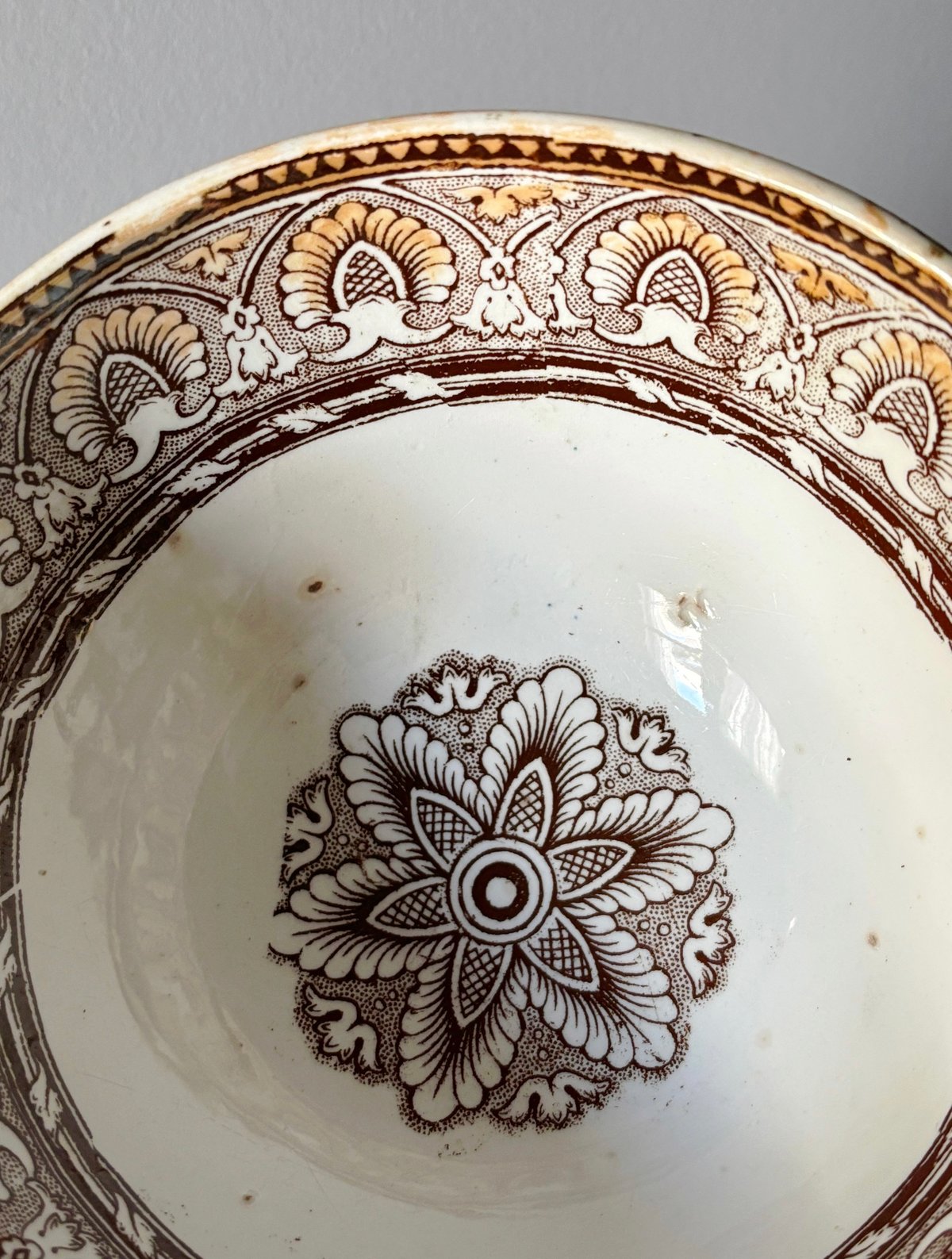 Maastricht マーストリヒト カフェオレ ボウル ラスター彩 φ14cm