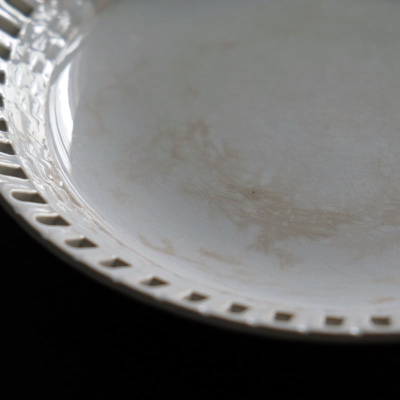 フランスアンティーク　コンポティエ　パニエ 陶器 フランスアンティーク コンポティエ パニエ 陶器