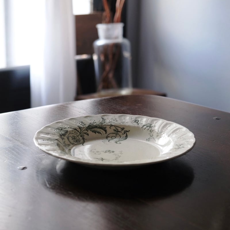 Gien Rinceaux ジアン ランソー 深皿 平皿 φ24cm アンティーク