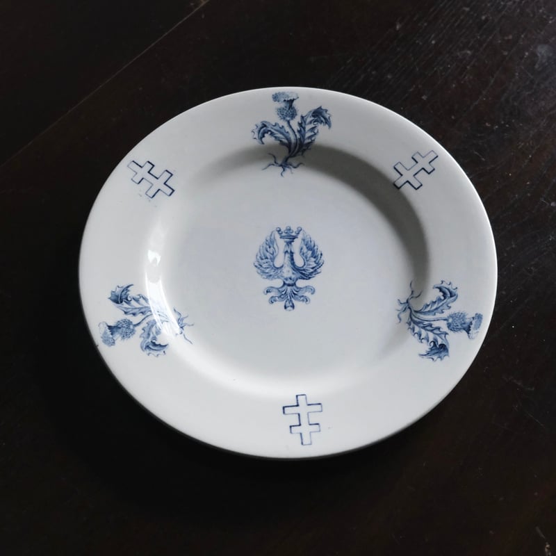 ◆希少◆19世紀リュネヴィル窯ロレーヌ十字ラヴィエサルグミンヌジアンオクトゴナル ◇希少◇19世紀リュネヴィル窯ロレーヌ十字ラヴィエサルグミンヌジアン