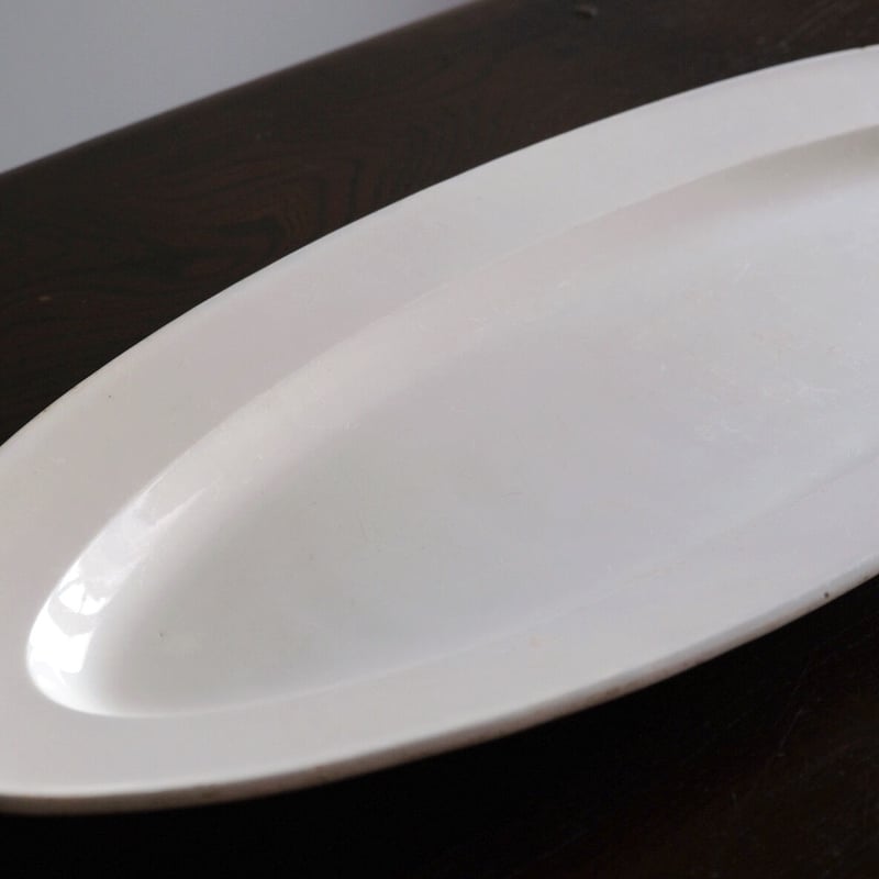 モントロー Montereau ポワソン 皿 白皿 75.7cm アンティーク 0501125
