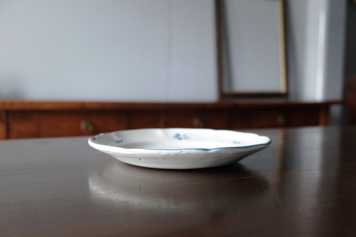 ムスティエ 青輪線のお皿