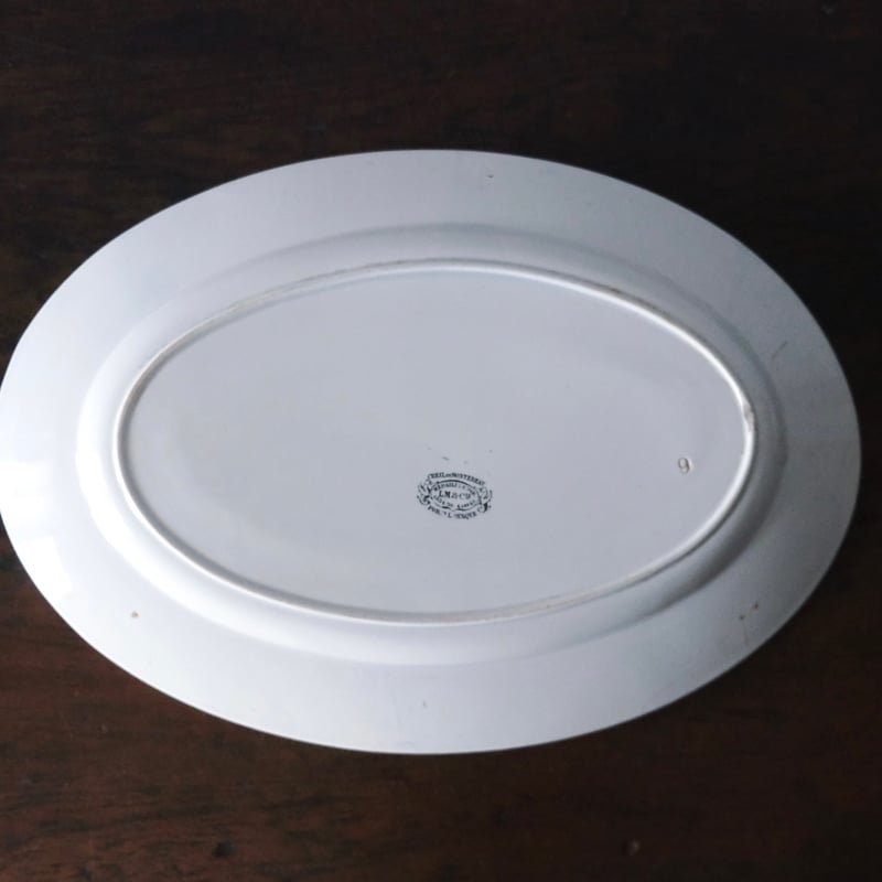 Creil & Montereau オーバル皿 楕円皿 クレイユモントロー クレイユ