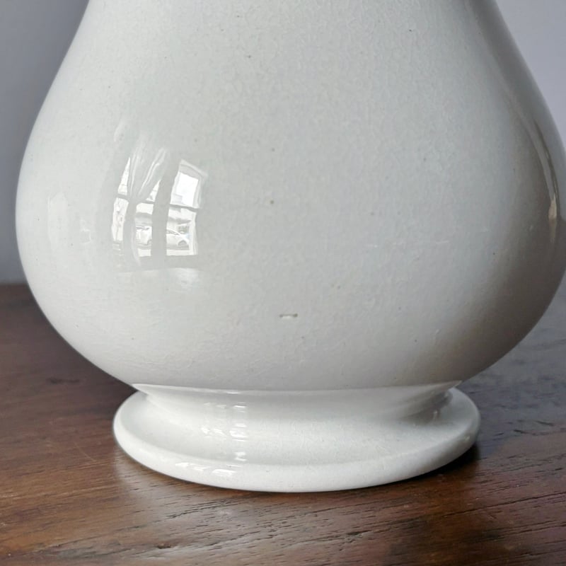 Choisy le Roi ショワジールロワ 白 ピシェ ピッチャー 花器 花瓶 h19.5