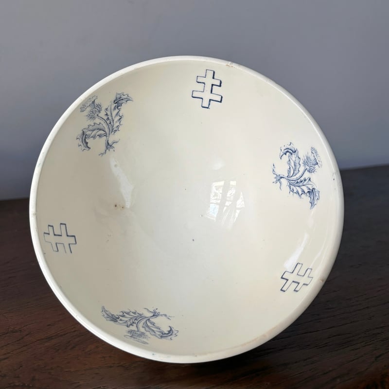 Lunéville ロレーヌ十字 カフェオレ ボウル h9cm ビンテージ フランス