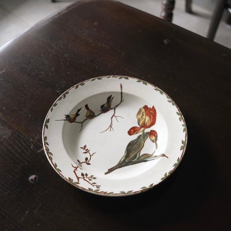 HB&Cie ショワジールロワ Oxford オックスフォード 深皿 手彩色 φ24