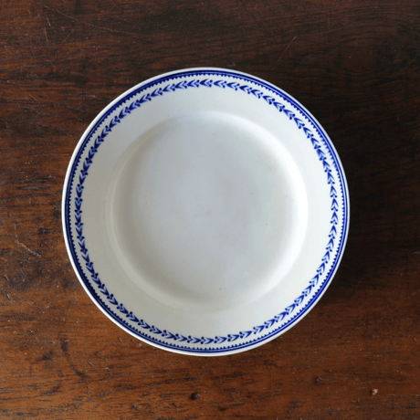 トゥルネー窯 Tournai とても古い花絵皿 トゥルネー窯 月桂樹模様のお皿 | chez Augustins