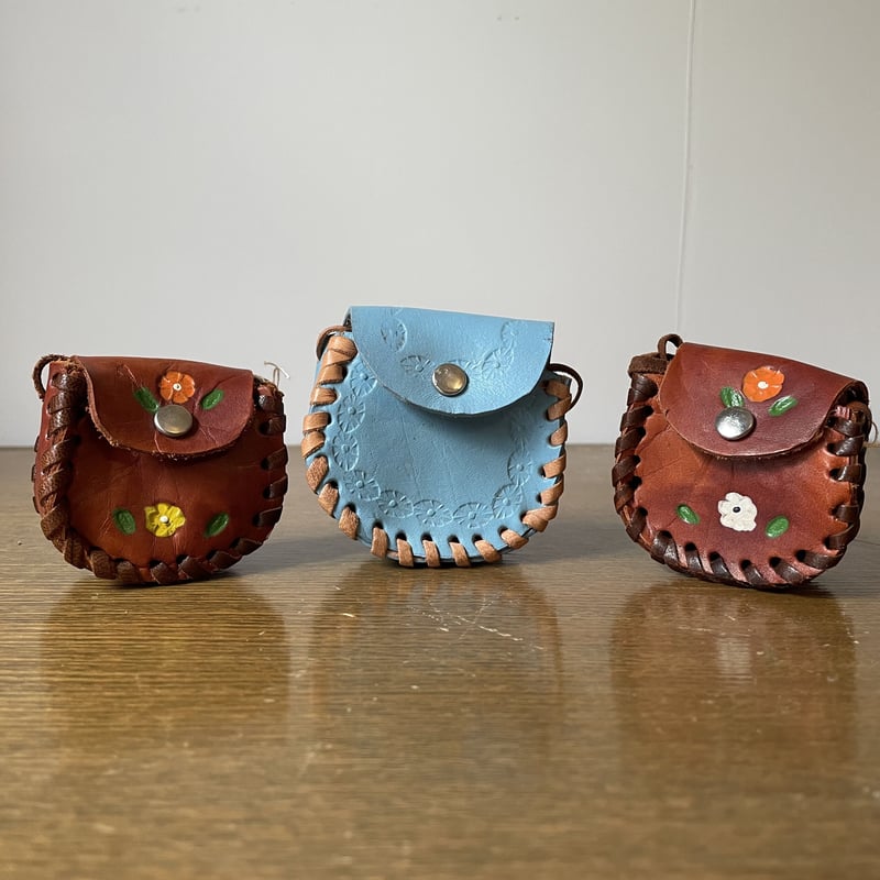 革製 首掛けコインケース メキシコ民藝 | HOME SICK