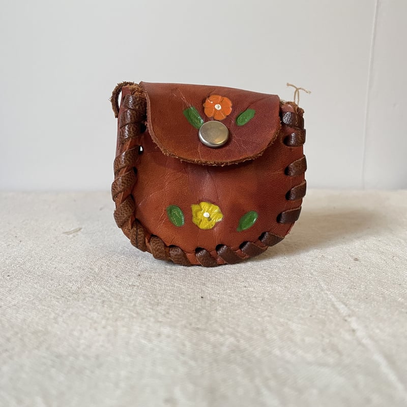 革製 首掛けコインケース メキシコ民藝 | HOME SICK