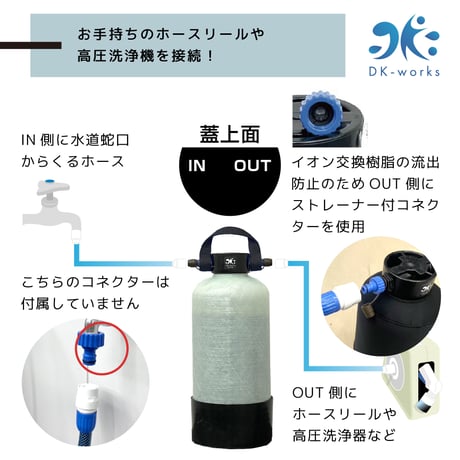 【基本モデル】DK PURE WATER DEVICE 5L（洗車用純水器）