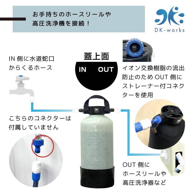 在庫限り】DK PURE WATER DEVICE 5L（洗車用純水器） | DK-work...