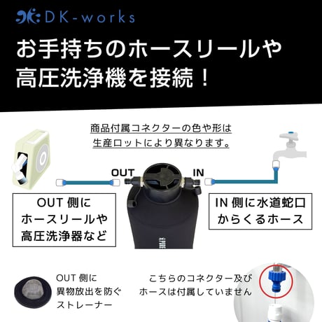 【 基本モデル 】 DK PURE WATER DEVICE 10L（洗車用純水器）