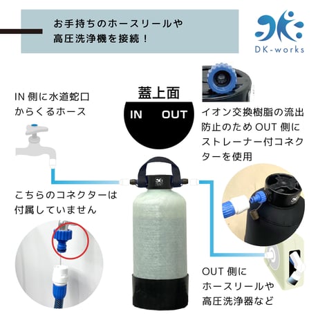 DK PURE WATER DEVICE 10L（洗車用純水器）