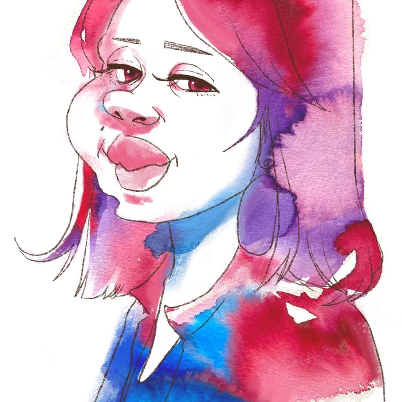 カラーインク似顔絵 | 似顔絵アーティスト ちひろshop カラーインク似顔絵 | 似顔絵アーティスト ちひろshop
