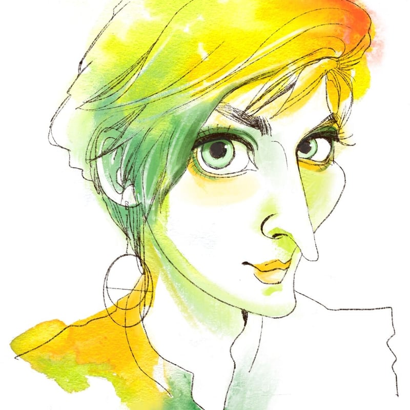 ちひろページ・似顔絵オーダー カラーインク似顔絵 | 似顔絵アーティスト ちひろshop