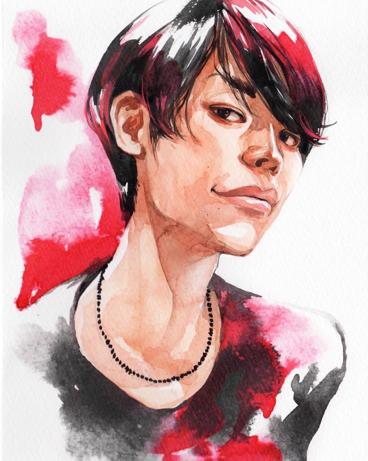 ちひろページ・似顔絵オーダー 水彩画風デジタル似顔絵 追加人数 | 似顔絵アーティスト ちひろshop