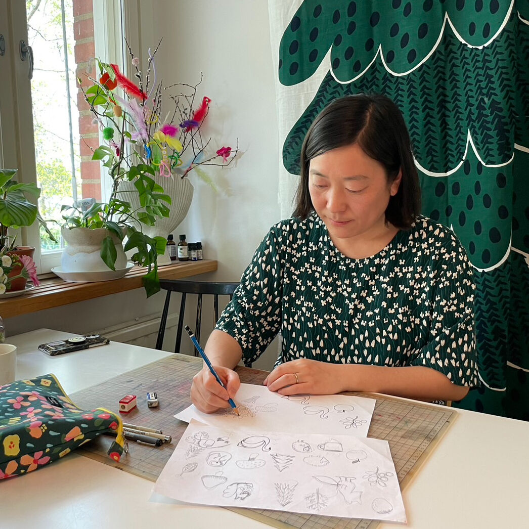 テキスタイルデザイナー島塚絵里コラボノートブック｜A5サイズ【各種