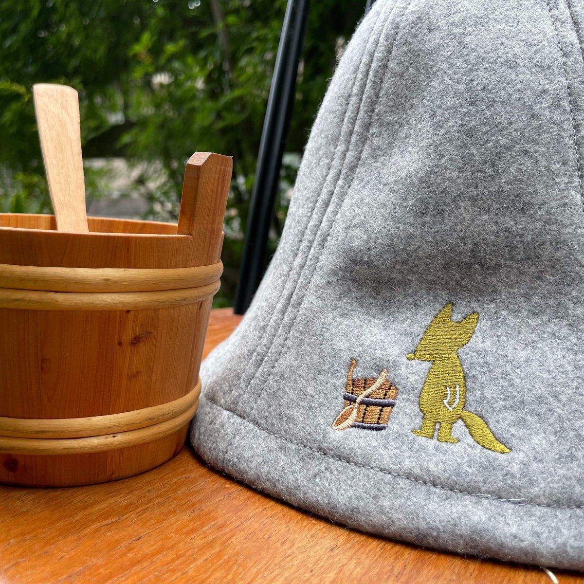 KETTUNENサウナver.ロゴ刺繍サウナハット | 北欧のイイトコどり。KETTUNEN