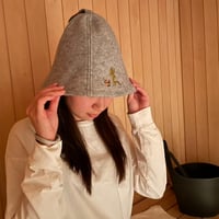 KETTUNENサウナver.ロゴ刺繍サウナハット