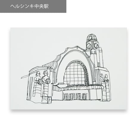 【onelinememo】二つ折りポストカード各種