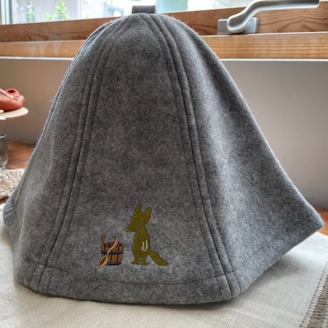 KETTUNENサウナver.ロゴ刺繍サウナハット