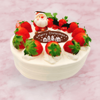 【予約注文 12/25受取】クリスマス　苺デコレーションケーキ