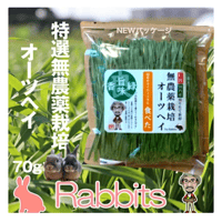 無農薬栽培　オーツヘイ　70g 特選　国内産