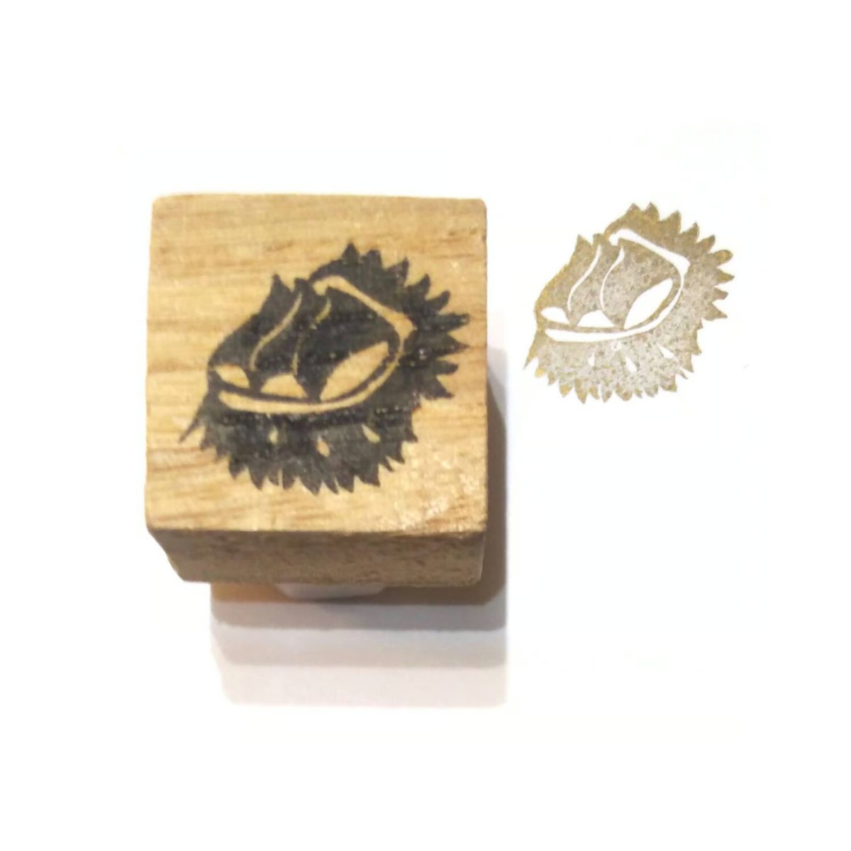 ●ma●消しゴムはんこ H484.消しゴムはんこ(スタンプ)栗 | FEE