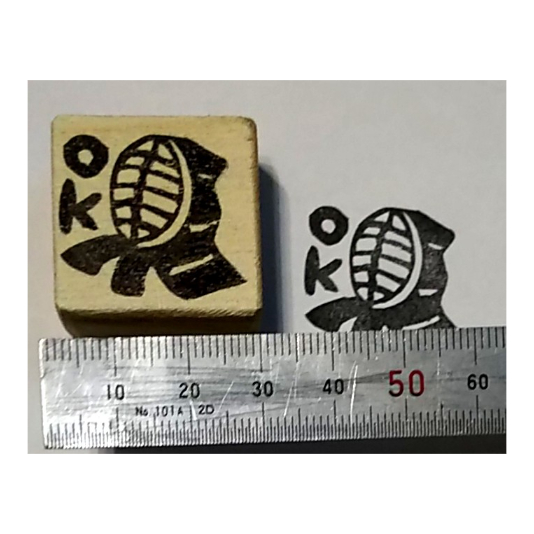 H2192.消しゴムはんこ(スタンプ)剣道 OK | FEE