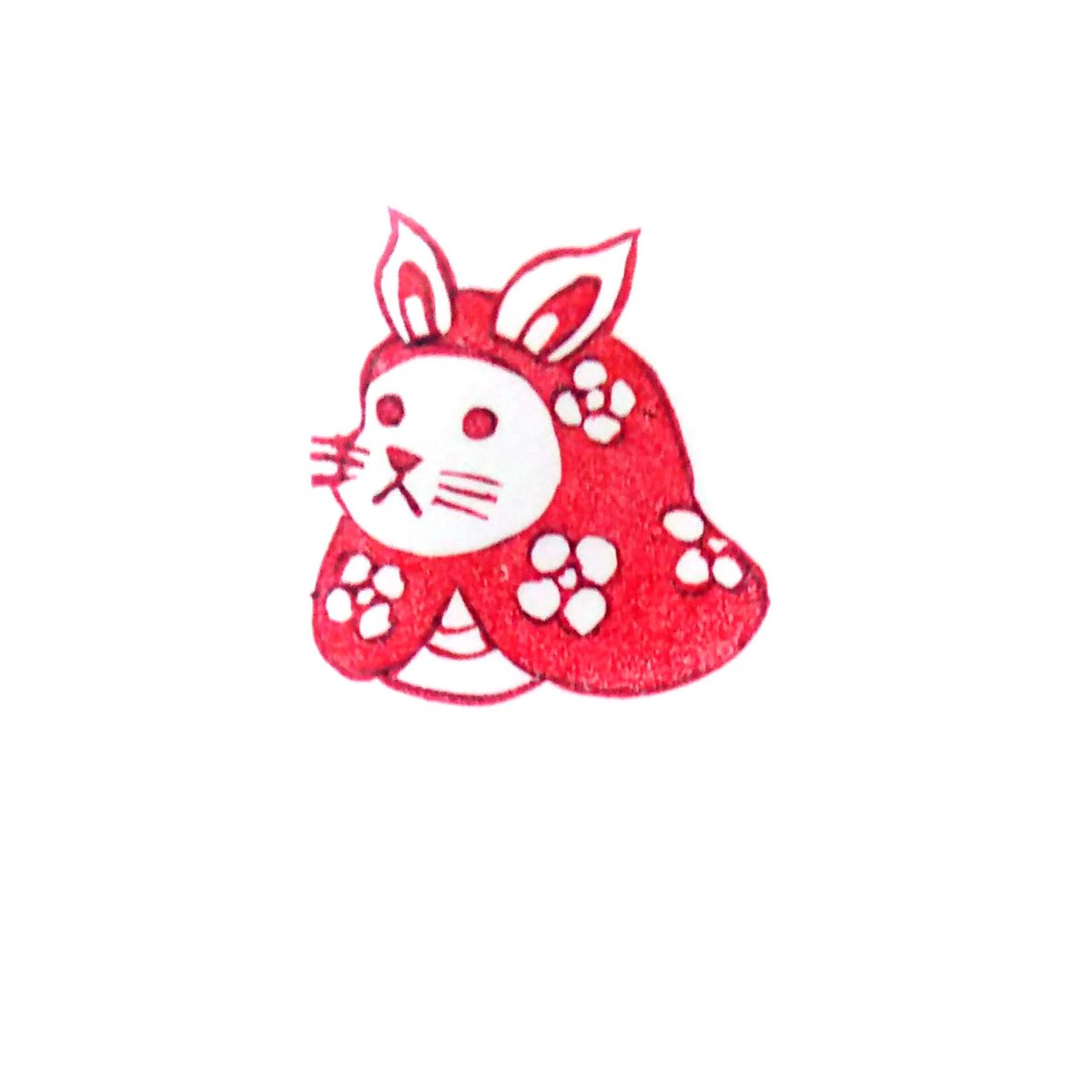 H1262.消しゴムはんこ(スタンプ)マトリヨーシカうさぎ | FEE