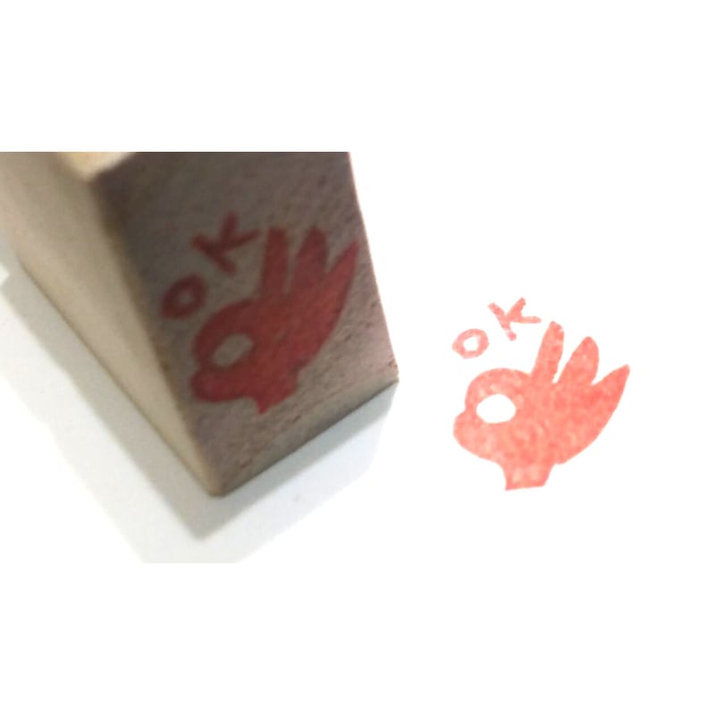 H979.消しゴムはんこ(スタンプ)OK OKマーク | FEE