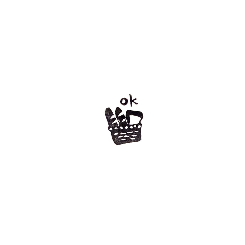 H2061.消しゴムはんこ(スタンプ)パン OK | FEE