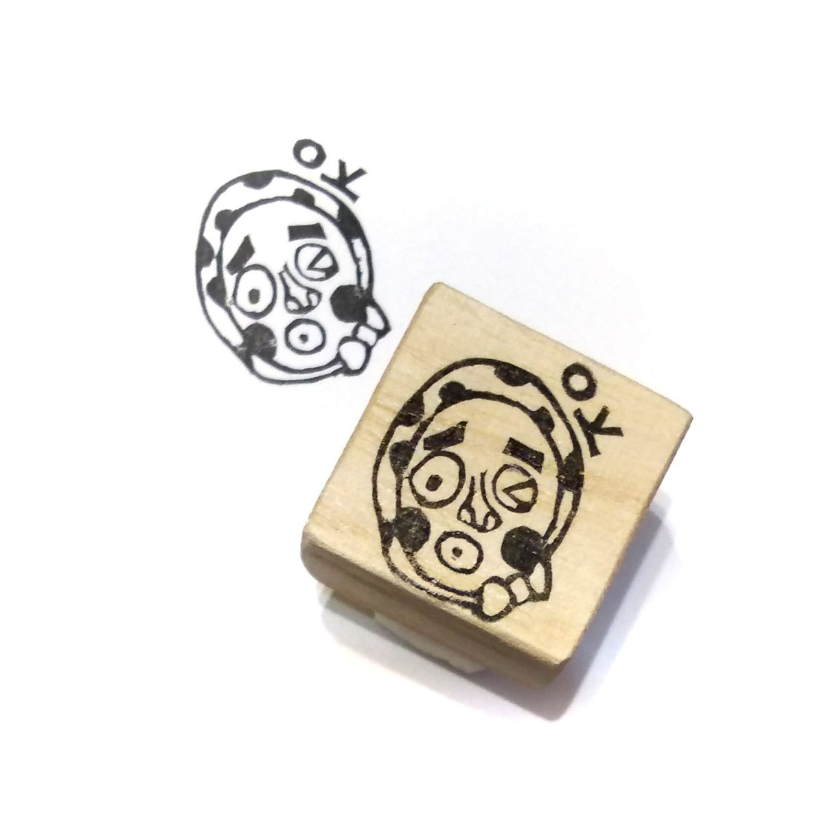 はんけし スタンプ OK はんけし スタンプ OK