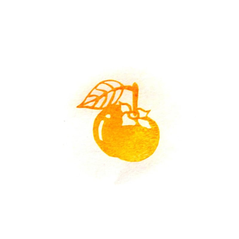 H483.消しゴムはんこ(スタンプ)柿 | FEE