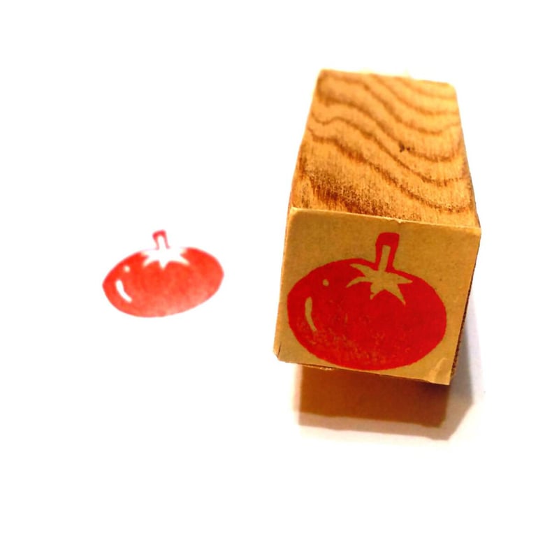 H495.消しゴムはんこ(スタンプ)プチトマト ミニ | FEE