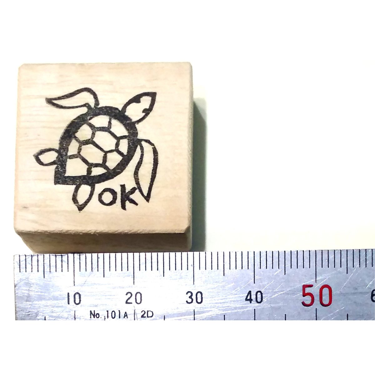 H1745.消しゴムはんこ(スタンプ)海亀 OK | FEE