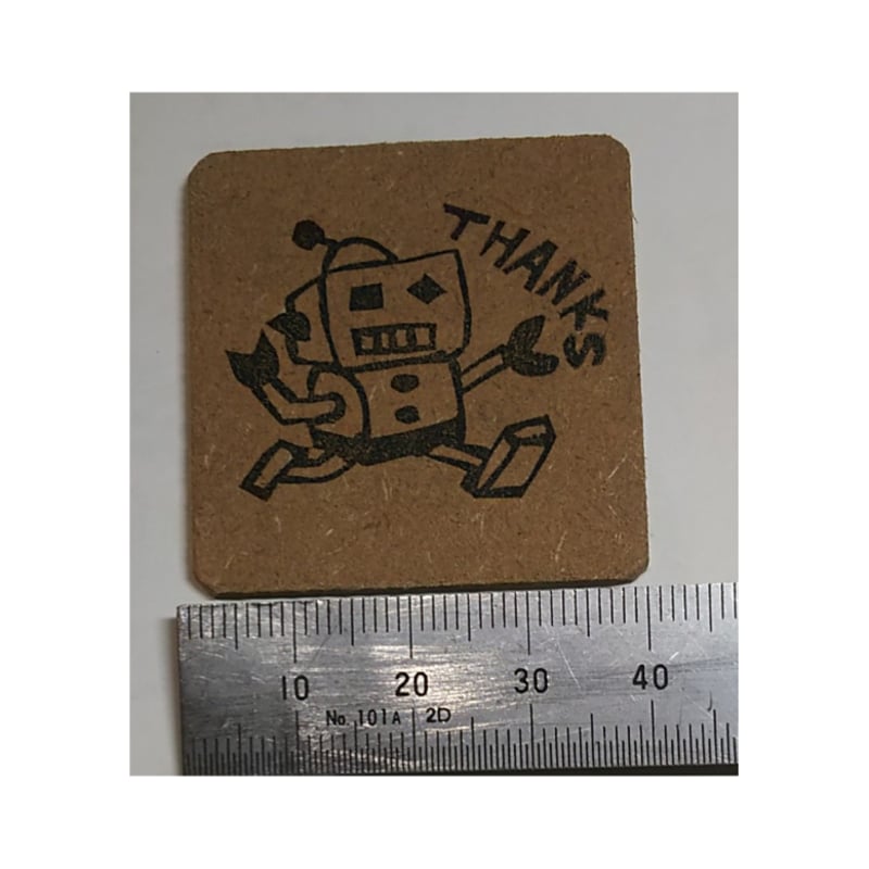 H2314.消しゴムはんこ(スタンプ)ロボット Thanks2 | FEE