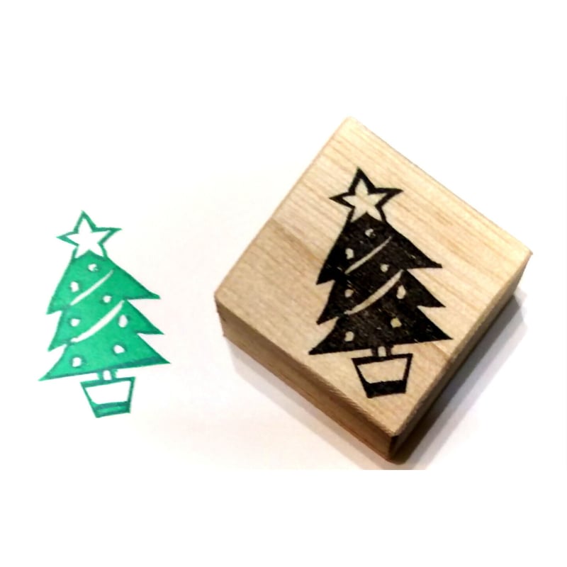 消しゴムはんこNo.326 冬のリーフセット クリスマス 消しゴムはんこ♪クリスマスはんこ3個セット♪のぞきみするねこ