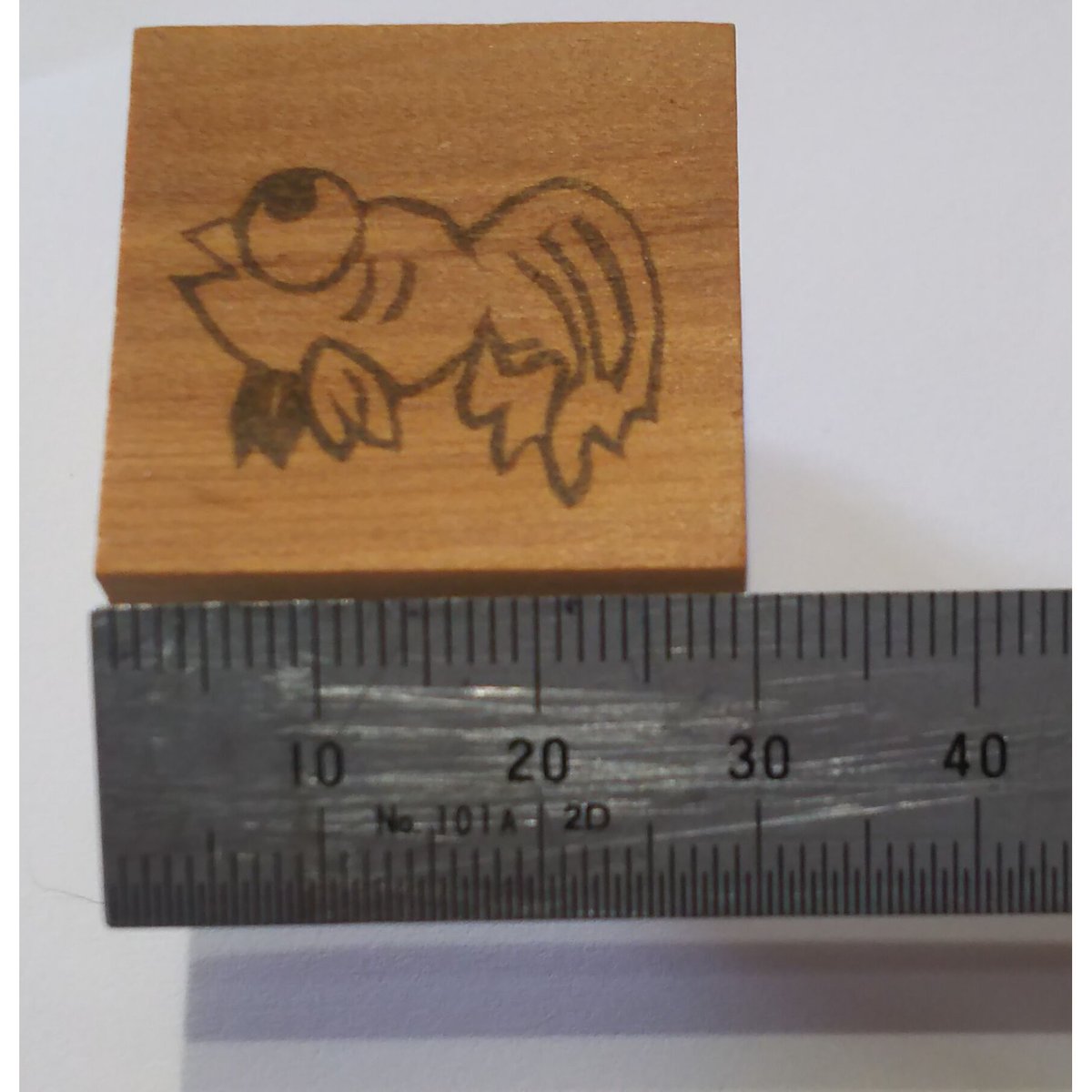 H954.消しゴムはんこ(スタンプ)金魚2 | FEE