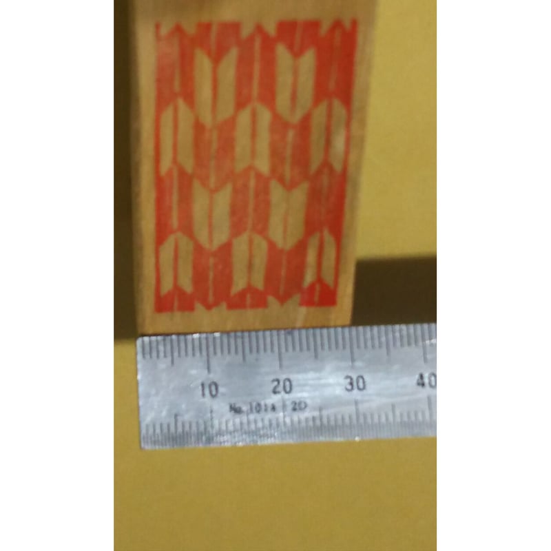 H602.消しゴムはんこ(スタンプ)矢絣 | FEE