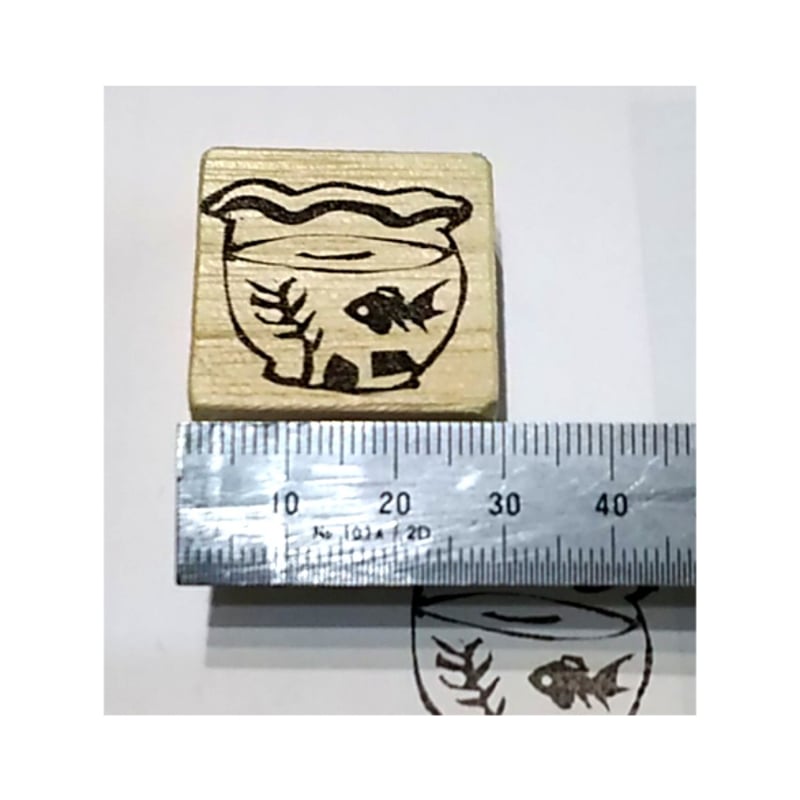H2134.消しゴムはんこ(スタンプ)金魚4 | FEE