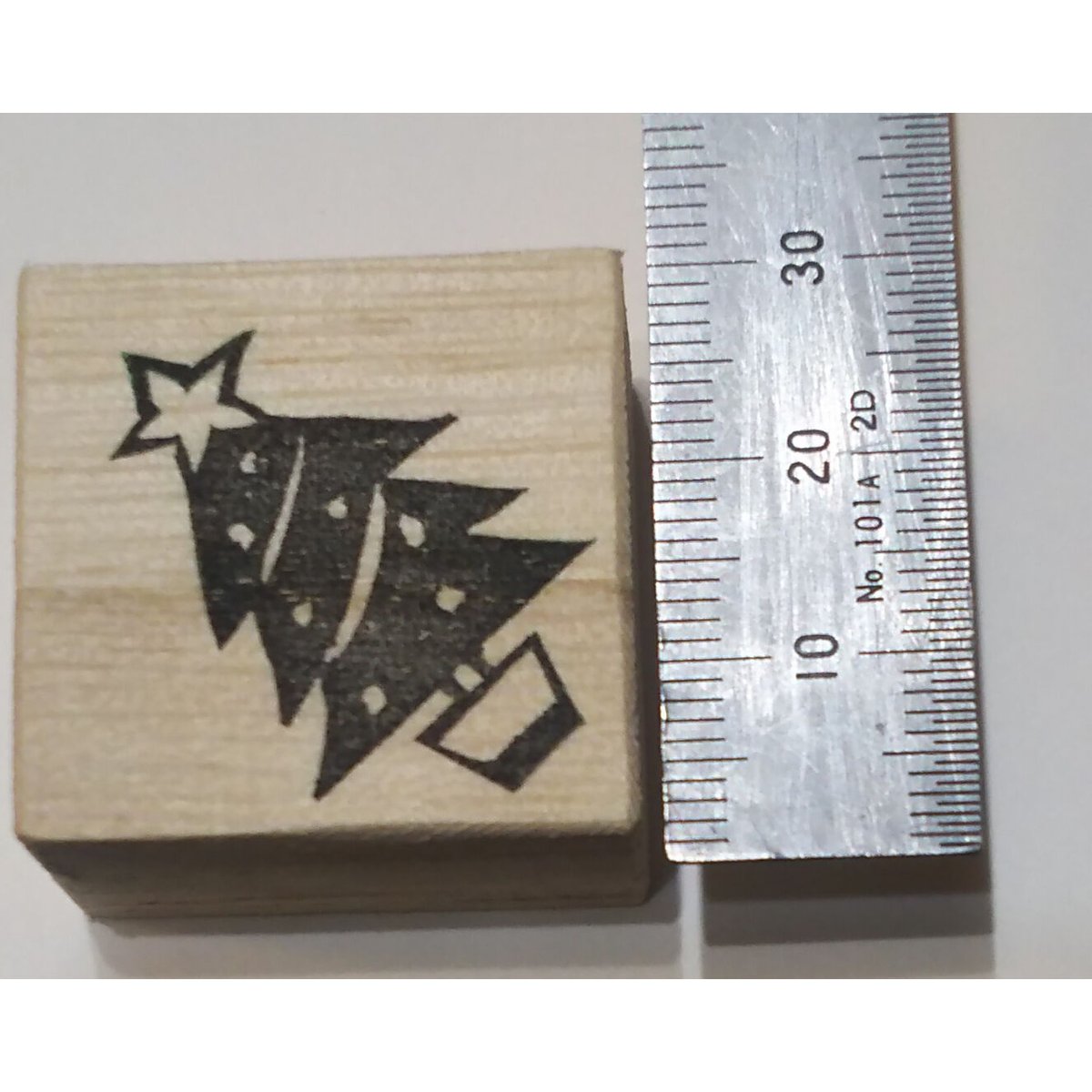 H1272.消しゴムはんこ(スタンプ)クリスマスツリー | FEE